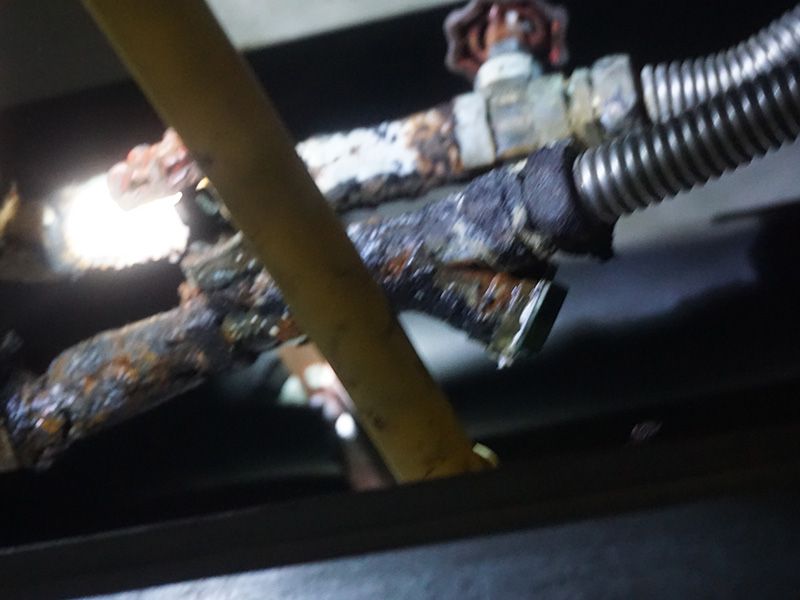 中央空调清洗维护施工现场